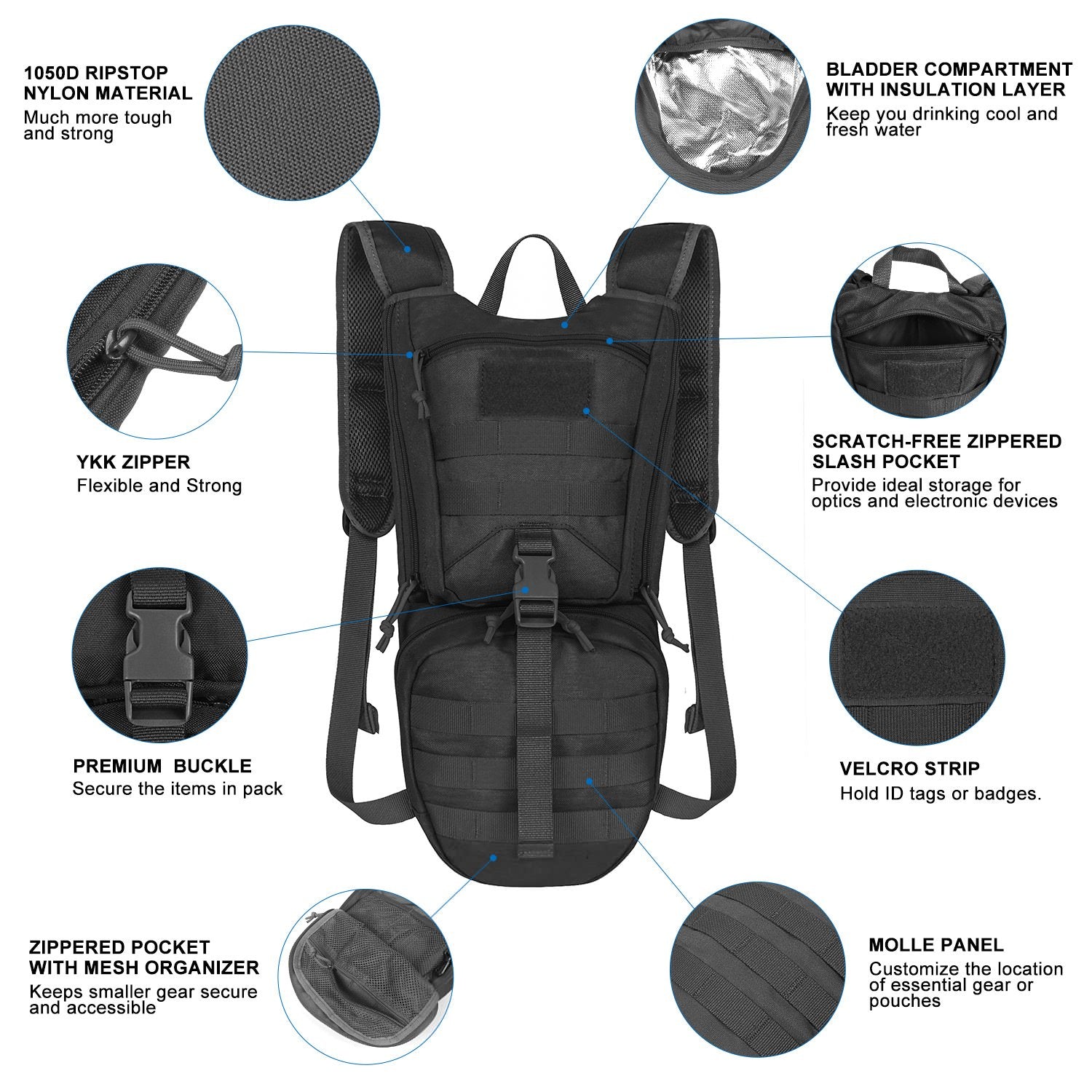 Hydration Backpack - 2.5 L