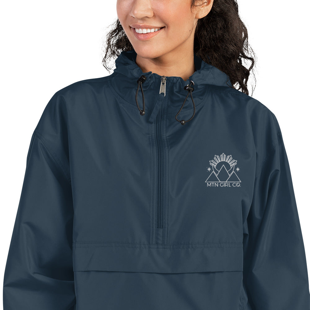 Dark Mountain Girl Co. Half-Zip Rain Jacket
