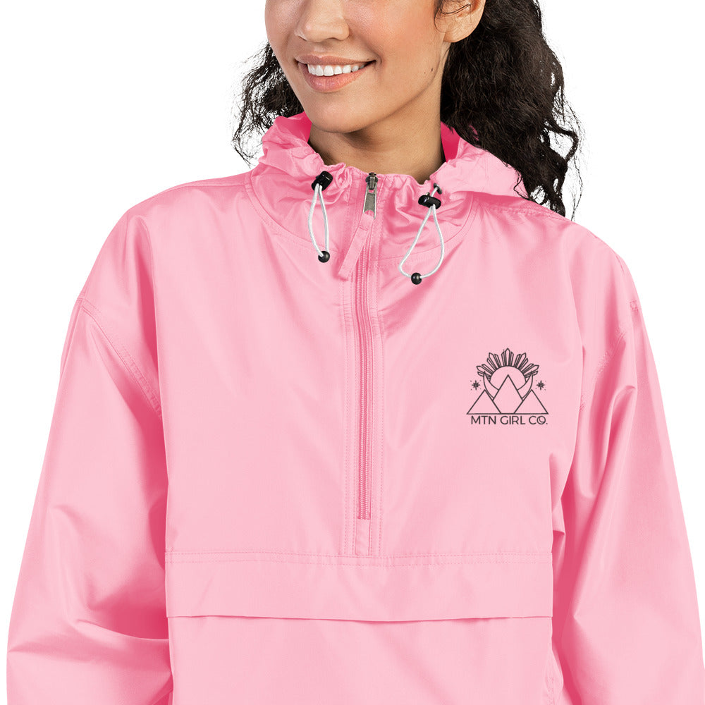 Light Mountain Girl Co. Half-Zip Rain Jacket